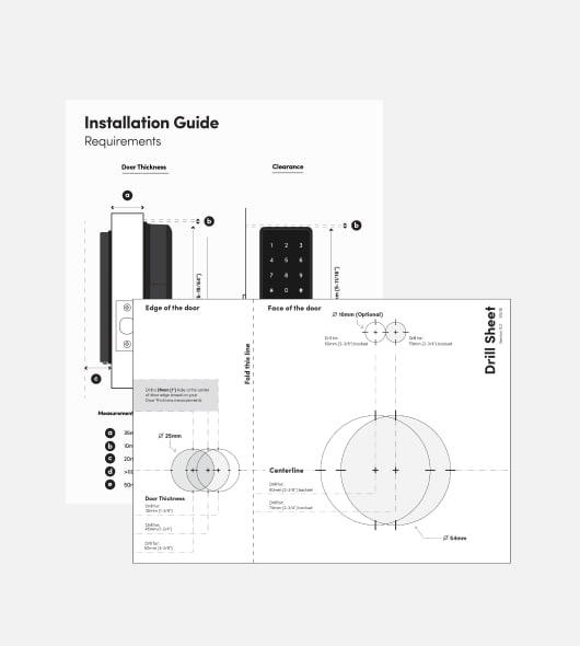 Drill Sheet & Installation Guide
